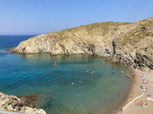 Plage du Troc à Banyuls sur mer